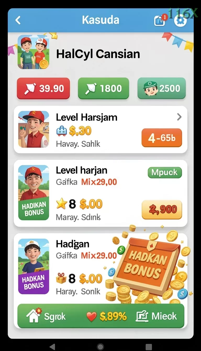 Cuplikan layar D06 — menu navigasi