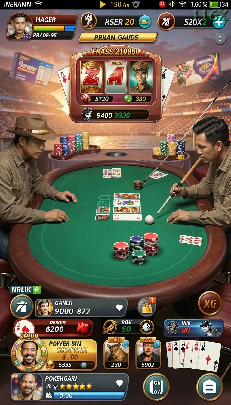 Cuplikan layar V96 — aktivitas